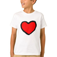 Röd hjärta för klotter