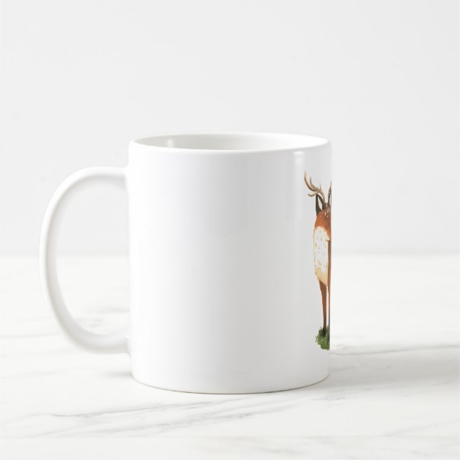 Röd hjort räv kaffemugg (Vänster)