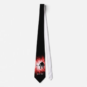 Röd hockey slips