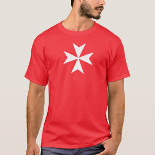 Röd Hospitaller T-tröja T-shirt