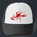 Röd hummertruckerkeps truckerkeps<br><div class="desc">Röd hummertruckerkeps. Havs- lockdesign.</div>