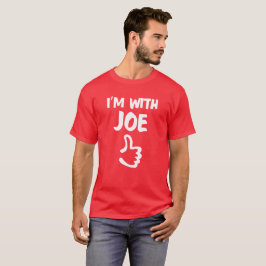 Röd I-förmiddag med den Joe skjortan Tee