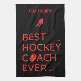 Röd is - Best hockeyträningshandduk Kökshandduk