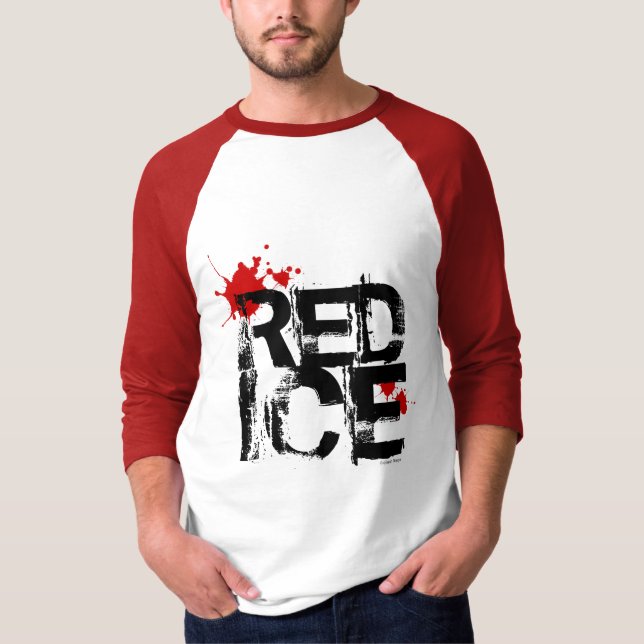 Röd is (hockey) tee shirt (Framsida)