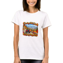 Röd_Jakt efter höstfärger Rökigt Mt T-Shirt
