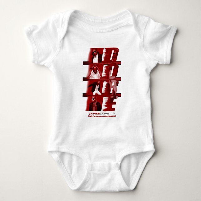 RÖD James Dore begynna Onsie vit Tröja (Framsida)