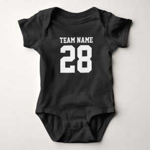 Röd Jersey för sportar för vitbabyfotboll Rompe Tee Shirt
