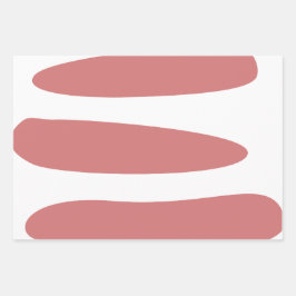 Röd jord och vit Abstrakt