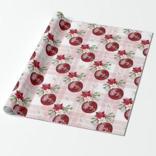 Röd jul Bollar Presentpapper