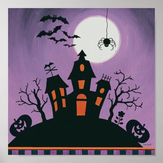 Röd jul-Dekoration Joy Poster (Framsidan)