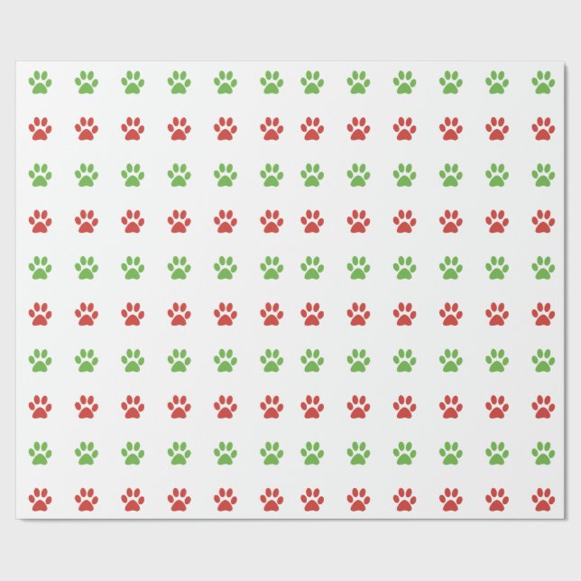 Röd jul & grönt älsklings- tasstryckmönster presentpapper (Seam)