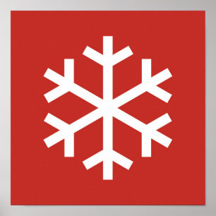 Röd jul Poster