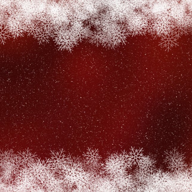 Röd jul presentpapper (Merry Christmas, Need to Gift Wrap Snowflakes on red background wrapping paper!)