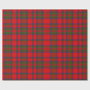 Röd jul ulltextur Plaid Presentpapper