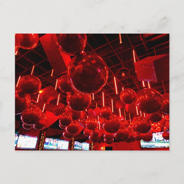 Röd jul vykort (Framsida)