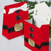 Röd julafton Elf Kostym Santa Party-favoritruta