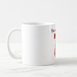 Röd julbåge med God Jul-text Kaffemugg