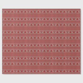 Röd julfest presentpapper