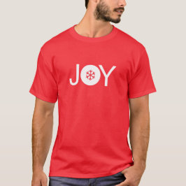 Röd julglädje t shirt