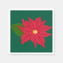 Röd julpoinsettia 
