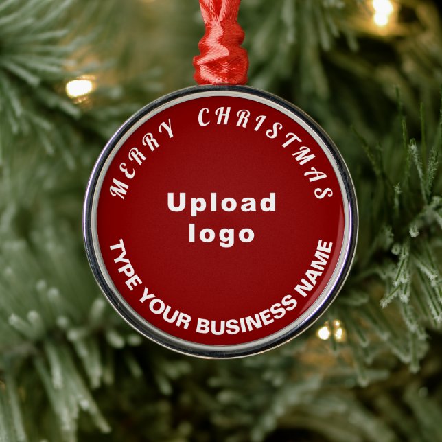 Röd julrunda - prydnad julgransprydnad metall (Träd)