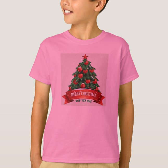 Röd julungeTshirt Tee (Framsida)