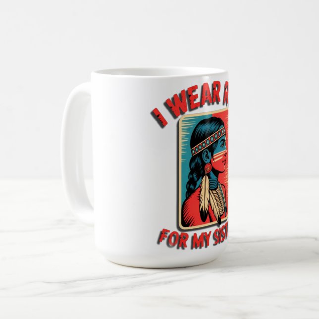 RÖD KAFFEMUGG (Framsida vänster)