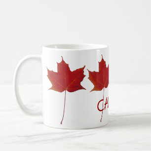 röd kanadensisk lönnlöv - Kanada Kaffemugg