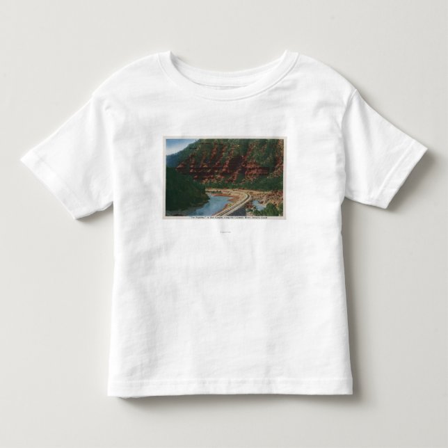 Röd kanjon, Colorado T Shirt (Framsida)