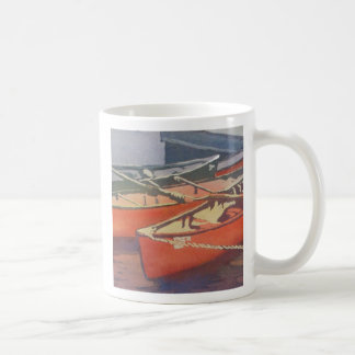 röd kanotmugg kaffemugg