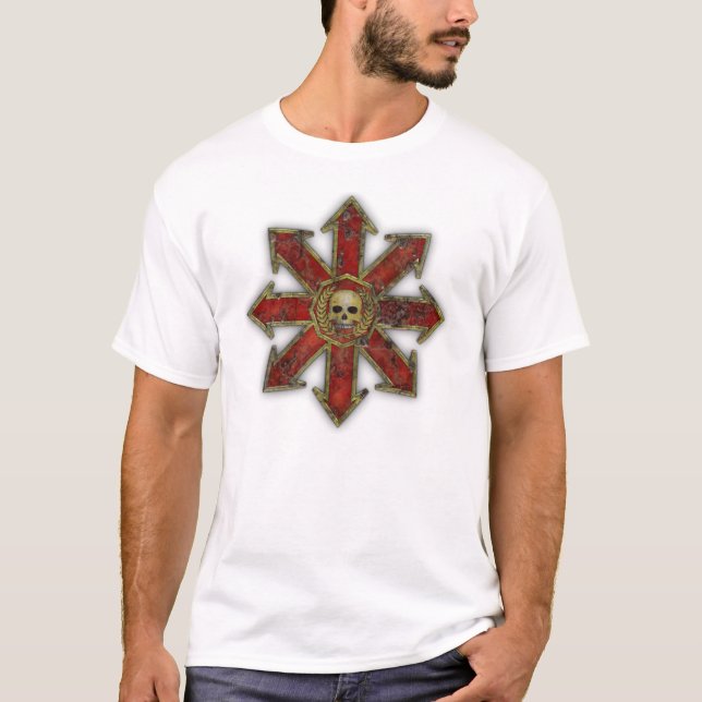 Röd kaos - tee (Framsida)