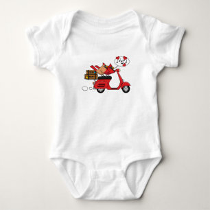Röd kardinal Älskare på Scooter T Shirt