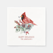 Röd Kardinal Eukalyptus Röda Bär Jul