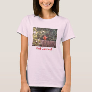 Röd kardinal t-shirt