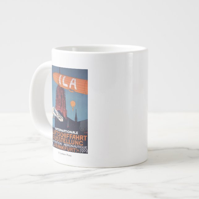 Röd katedral - 1:a luftfartspresentation jumbo mugg (Framsida vänster)