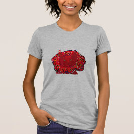 Röd Katt Humor T Shirt