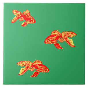 röd keramisk kaka kakelplatta