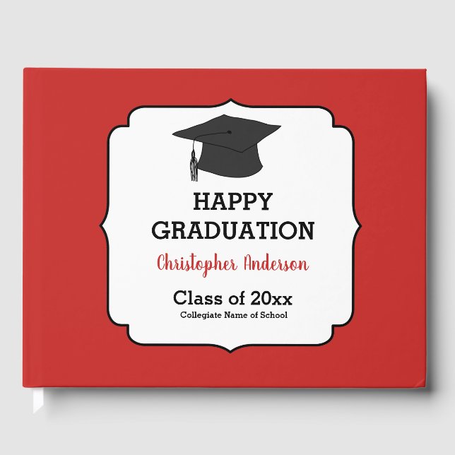 Röd klass i Studenten Gästböcker (Framsida)