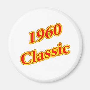 Röd klassiker 1960 magnet