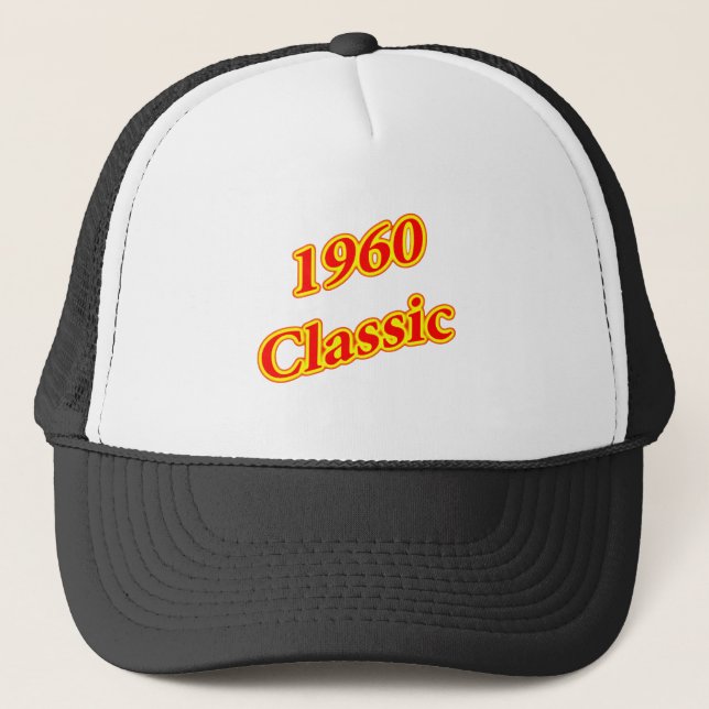 Röd klassiker 1960 truckerkeps (Framsida)