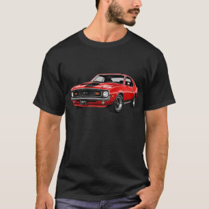 Röd Klassisk Bil AMC Grafisk T-Shirt
