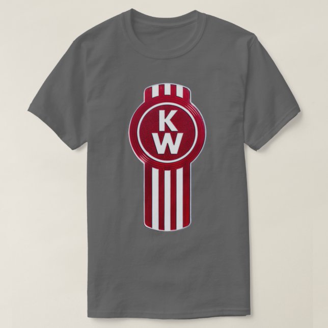 röd knapp bästa logotyp t shirt (Design framsida)