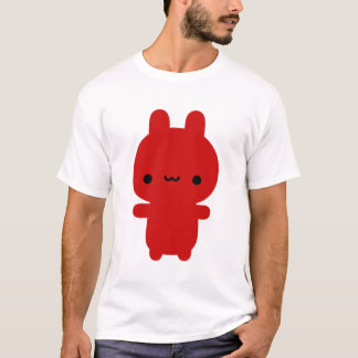 Röd knubbig kaninsvartutslagsplats (kvinnor) tee