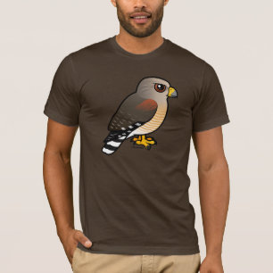 Röd-knuffad hök tee