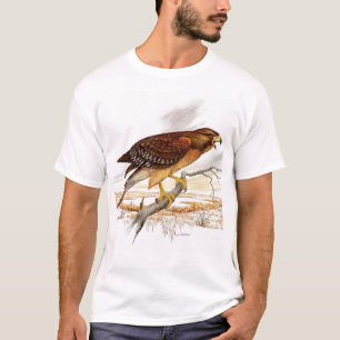 Röd-Knuffad hök, vuxen T Shirt