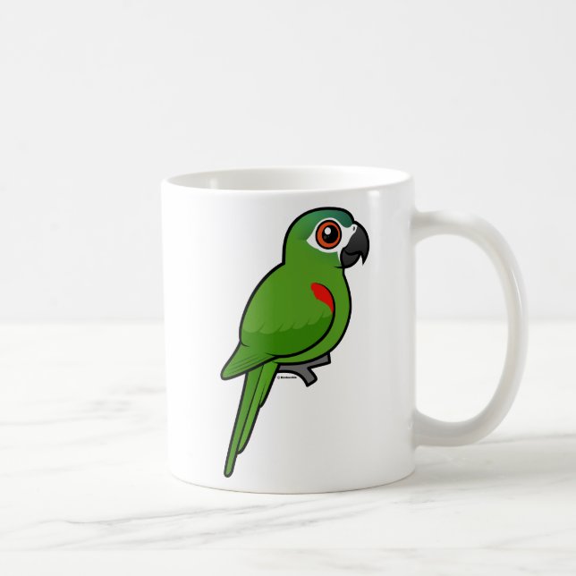 Röd-knuffad Macaw Kaffemugg (Höger)