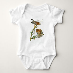 Röd-knuffade hökJohn Audubon fåglar av Amerika T Shirt