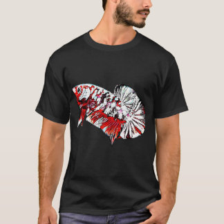 Röd Koi Koppar Betta Fisk T Shirt