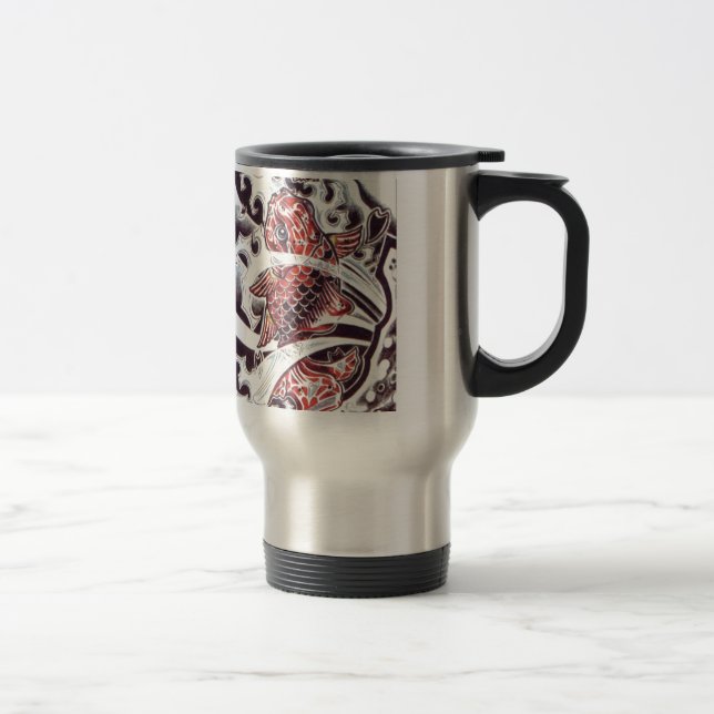 Röd Koi-tatuering Design Resemugg (Höger)
