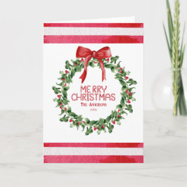 Röd kokvett för feberkransar helgkort